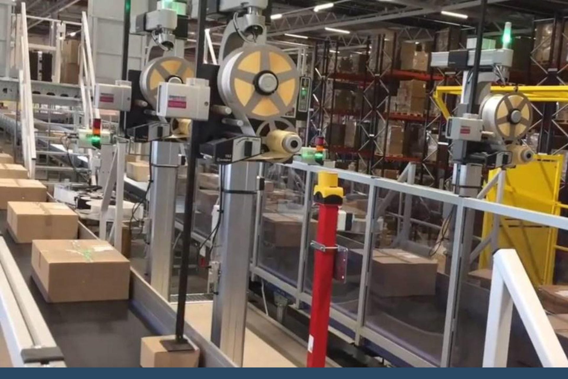 Print & apply labelling solutions in action in a manufacturing facility